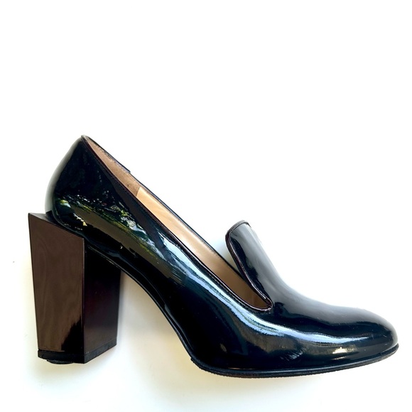 Carlo Pazolini Block Heel Patent Pomps, size 37.5, 7.5 - Picture 1 of 10